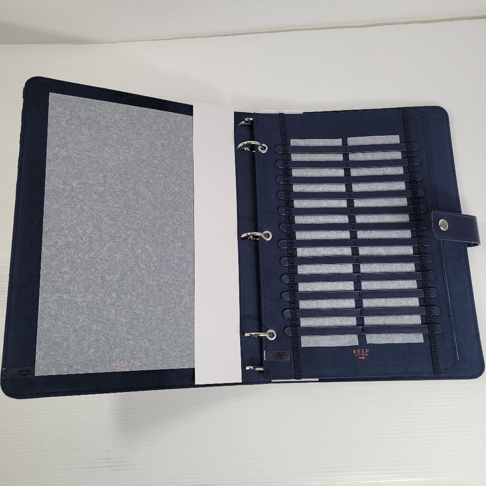 KEEP Collective Large Portfolio Binder Charms Page Jewelry Storage Stella & Dot - Picture 6 of 13